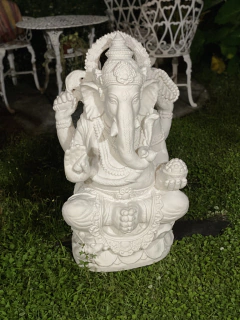 Imagem do Escultura Hari Ganesh em Marmorite (90cm)