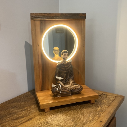São Francisco + Oratório - (38cm) - (Resina) - comprar online