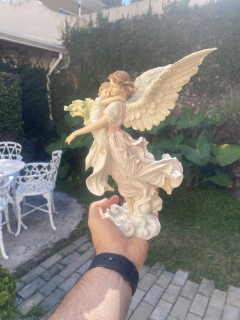 Anjo da Guarda Com Criança Veronese (Pintado à mão)