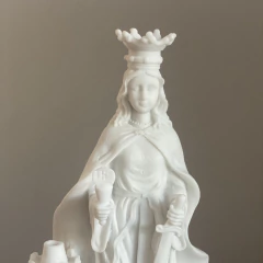 Escultura Santa Bárbara - Marmorite (20cm) na internet