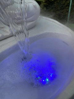 Fonte de Buda Tibetano Pedra Marmorite (69cm) na internet