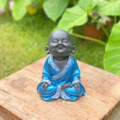 Monge/Buda Gordinho Sorrindo com Covinha -Mamorite (21cm) A
