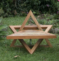 Banco Madeira Estrela - Demolição - loja online