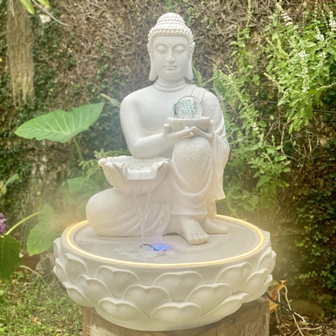 FONTE DA VIDA BUDA EM MARMORITE 80cm - comprar online