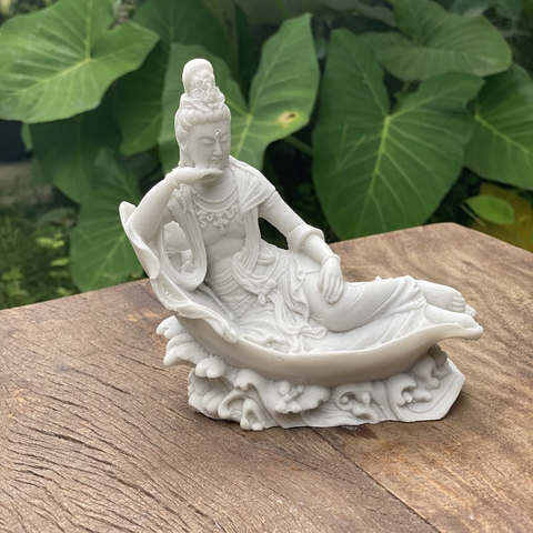 Escultura Kuan Yin P - Marmorite (16cm)