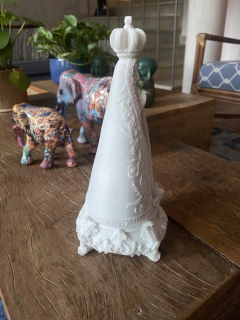 Escultura Nossa Senhora Aparecida - Marmorite (18cm) - Zenz Arts