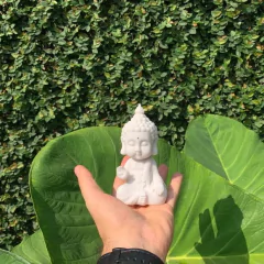 Escultura Dupla Budas - Marmorite (12cm) na internet