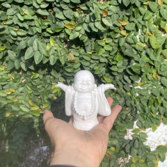 Buda Gordo Gratidão - Marmorite (12cm)