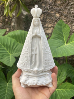 Escultura Nossa Senhora Aparecida - Marmorite (18cm) na internet