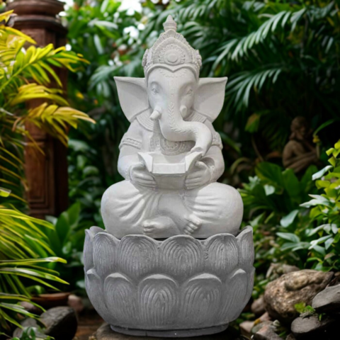 Fonte Ganesha Grande + Marmorite (123cm) - comprar online