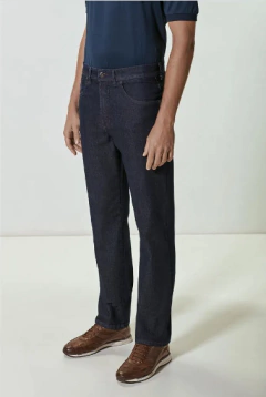 CALÇA JEANS CLÁSSICA PIERRE CARDIN AZUL ESCURO - DSOCIAL