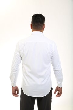 Camisa Manga Longa Branca Confort Dsocial - DSOCIAL