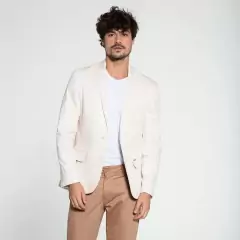 Blazer Docthos Slim Sarja Bege