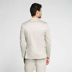 Blazer Docthos Slim Sarja Areia - DSOCIAL