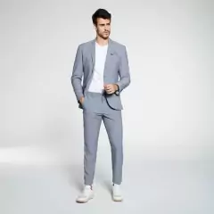 Terno Docthos Cinza Slimfit - comprar online
