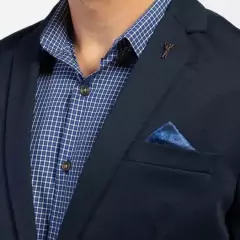 Blazer Docthos Slim Malha Marinho - DSOCIAL
