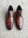 SAPATO SOCIAL DERBY ALBANESE COR CASTANHO