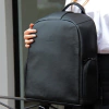 Mochila de couro antifurto - Dsocial Preto