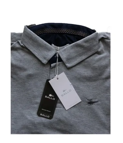 CAMISA POLO SALLO BASICA CHUMBO SLIM - comprar online