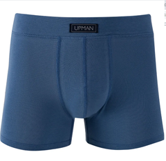 BOXER ALGODÃO EGÍPCIO C/ ELÁSTICO EMBUTIDO AZUL JEANS