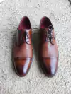 SAPATO SOCIAL DERBY MESTIÇO ALBANESE COR MARROM