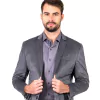 Blazer Guilherme Soul Veludo Chumbo