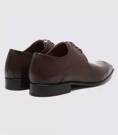 SAPATO SOCIAL DERBY CALFANIL ALBANESE COR CAFÉ - comprar online