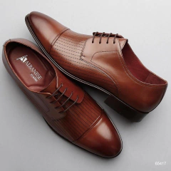SAPATO SOCIAL DERBY VILLAGE ALBANESE COR WHISKY