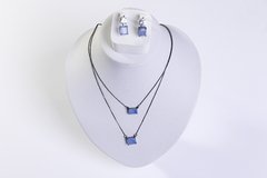 CONJUNTO MIX DE COLARES COM BRINCO 2 EM 1 RÓDIO NEGRO