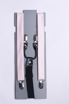 Suspensório Schianife em Jacquard e Elástico Rose Italian Fashion