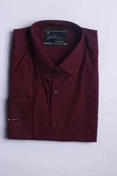Camisa Manga Longa Marsala Confort Guilherme Ludwer - comprar online