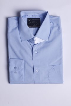 Camisa Manga Longa Azul Claro Confort Guilherme Ludwer