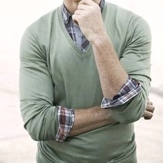 SUÉTER G-DOM VERDE FOLHA GOLA V. LÃ ACRÍLICA