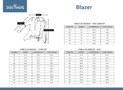 Blazer Docthos Slim Sarja Marinho na internet
