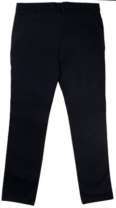 Imagem do CALÇA SARJA PRETA PORTO & CO BOLSO FACA SLIM