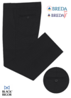 Calça social infantil Breda Preta c/ Bolso