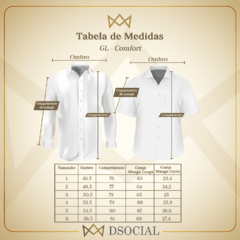 Camisa Manga Longa Azul Marinho Confort Guilherme Ludwer - comprar online