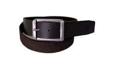 CINTO CASUAL ARTILLEE DOVER COURO E TECIDO ELASTANO MASCULINO