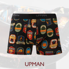 CUECA UPMAN BOXER ESTAMPA DIGITAL RÓTULOS DE CERVEJA COTTON - comprar online