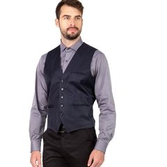 COLETE SOCIAL AZUL MARINHO GUILHERME LUDWER SLIM