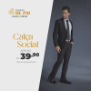 Calça Social Preta Slinfit