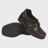 SAPATO SOCIAL INFANTIL MENINO ELÁSTICO C/FIVELA PRETO