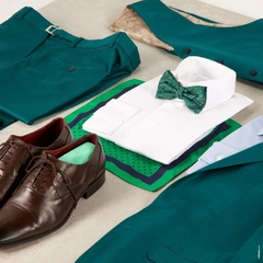 Terno Raffer Verde Com Colete Superslin