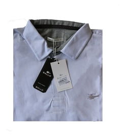 Camisa Polo Sallo Jean Branca C/Bolso Slim - comprar online