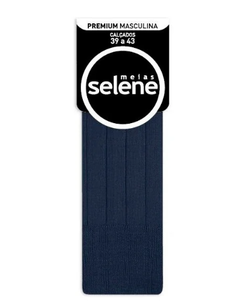 MEIA SOCIAL CASUAL SELENE CLÁSSICA MASCULINA 100%ALGODÃO FIO ESCÓCIA - comprar online