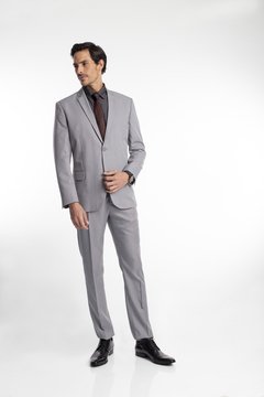 Terno PV Slimfit Guilherme Soul Cinza