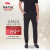 CALÇA SLINFIT VICTOR MARCEL SARJA PRETA