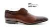 SAPATO SOCIAL DERBY MESTIÇO MOURO ALBANESE COR CASTANHO