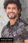 CAMISA POLO SALLO ESTAMPA FLORAL SLIM