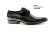 SAPATO SOCIAL DERBY GOFER ALBANESE PRETO VERNIZ